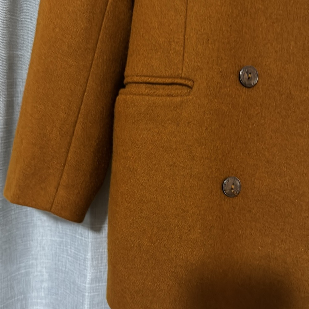 Men’s Vintage Jacket-Euro Sz 42-Wool Blend-Made in Yugoslavia-Rust Color - Picture 4 of 16